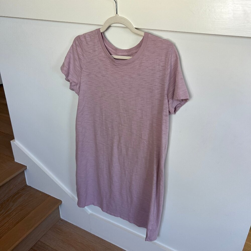 Universal Thread Purple/Pink Short Sleeve TShirt Dress Cotton Womens Size Medium - Picture 2 of 9